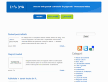 Tablet Screenshot of infodyr.com